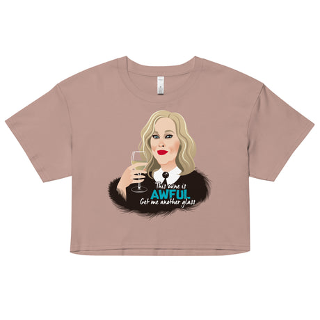 Awful Wine (Crop Top)-Crop Top-Swish Embassy