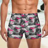 Battle Flamingo (Square Cut Trunks)-Square Cut Trunks-Swish Embassy