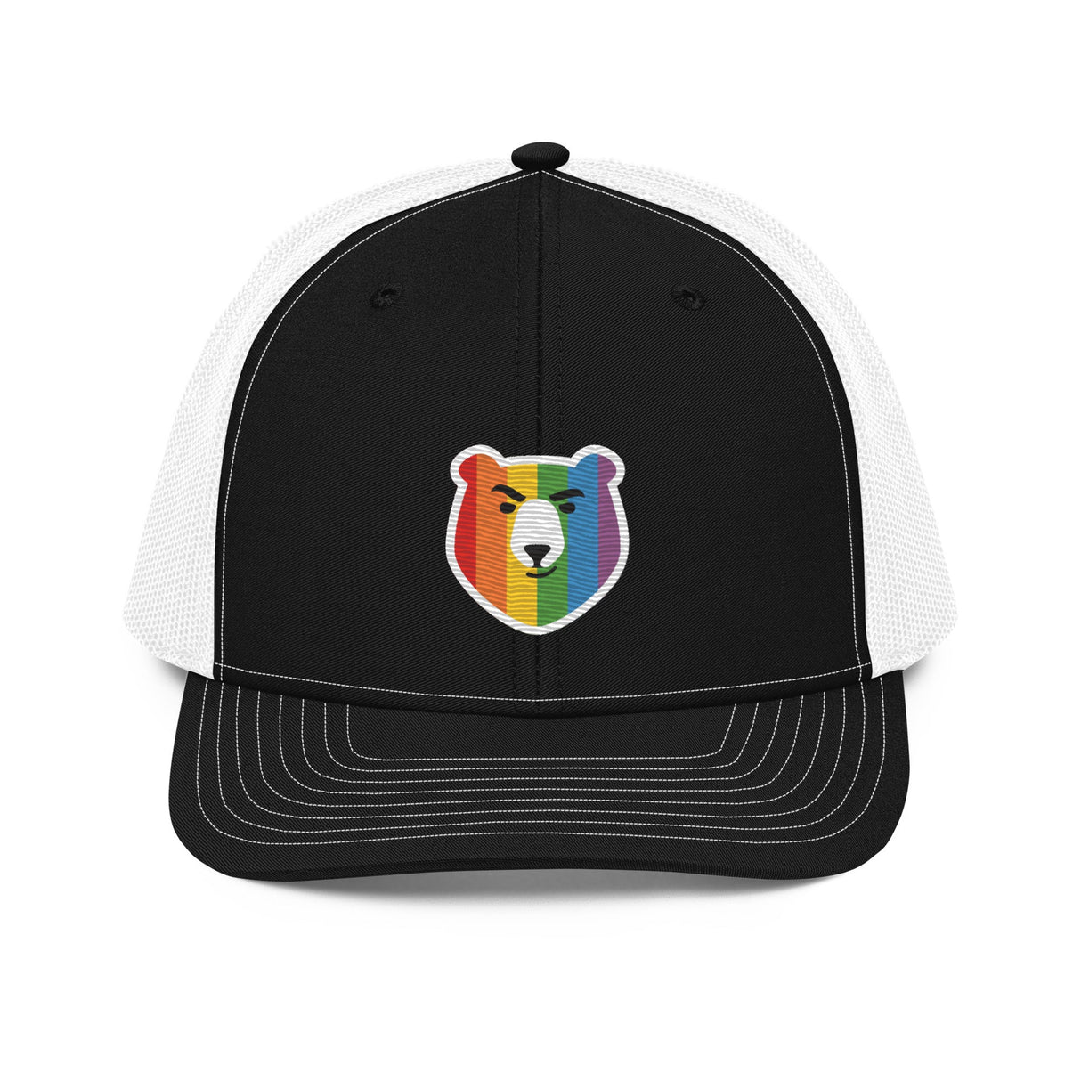 Bear Face Rainbow (Headwear)-Headwear-Swish Embassy