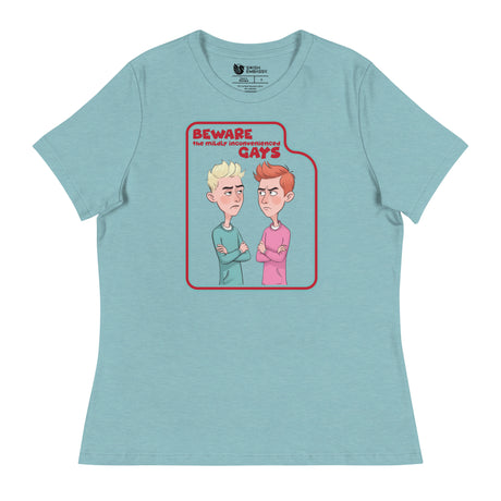 Beware the Gays (Women's Relaxed T-Shirt)-Women's T-Shirts-Swish Embassy