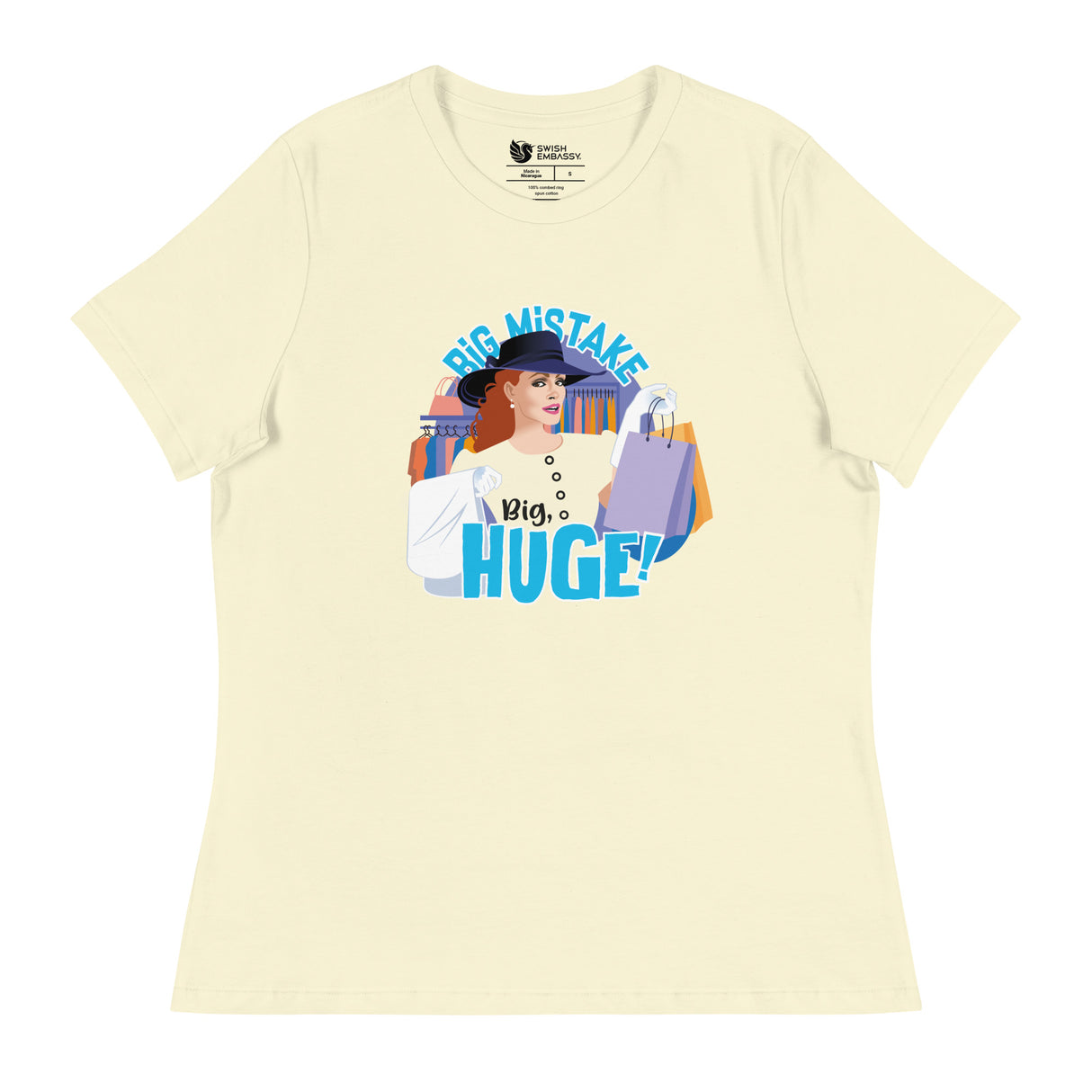 Big Mistake (Women's Relaxed T-Shirt)-Women's T-Shirts-Swish Embassy