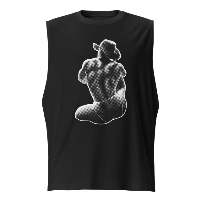 Bikini Cowboy (Muscle Shirt) - Black