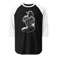 Bikini Cowboy (Raglan) - Black/White