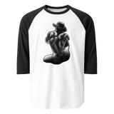 Bikini Cowboy (Raglan) - White/Black