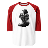 Bikini Cowboy (Raglan) - White/Red