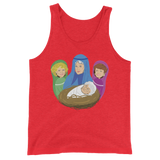 Birth of Cheesecake (Tank Top)-Christmas Tank Tops-Swish Embassy
