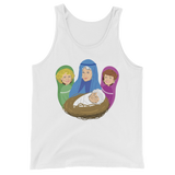 Birth of Cheesecake (Tank Top)-Christmas Tank Tops-Swish Embassy