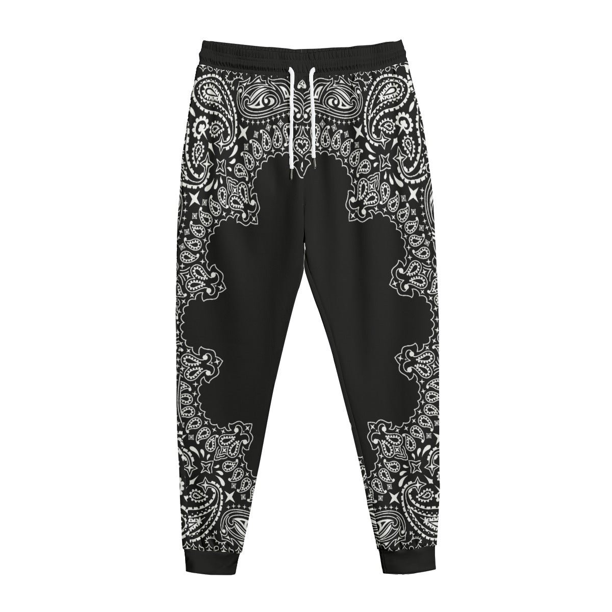 Black Hanky (AOP Sweatpants)-AOP Sweatpants-Swish Embassy