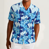 Blue Hawaii (Cotton Button Shirt)-Cotton Button Shirt-Swish Embassy