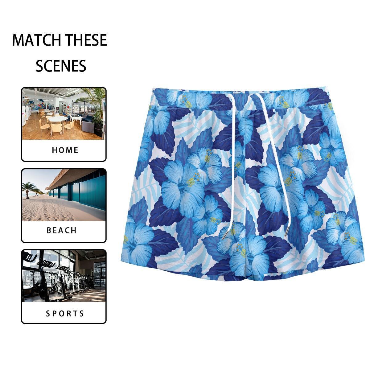 Blue Hawaii (Shorts)-Shorts-Swish Embassy