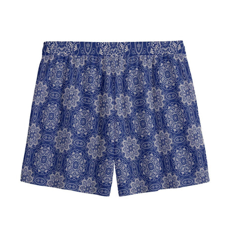 Blue Mendala (Shorts)-Shorts-Swish Embassy