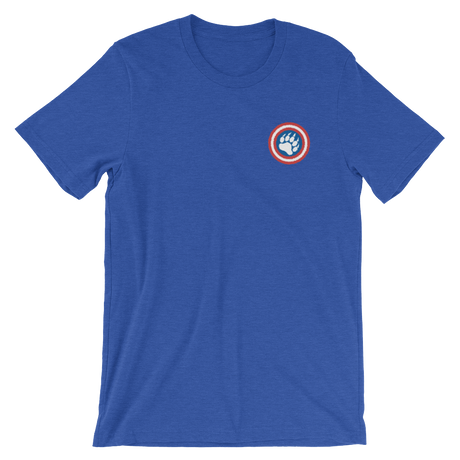 Cap'n Ameribear (Embroidered T-Shirt)-Embroidered T-Shirts-Swish Embassy