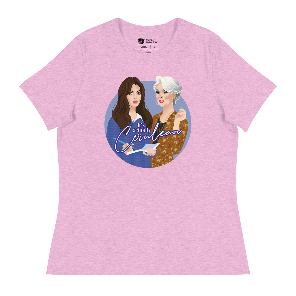 Cerulean (Women's Relaxed T-Shirt)-Women's T-Shirts-Swish Embassy