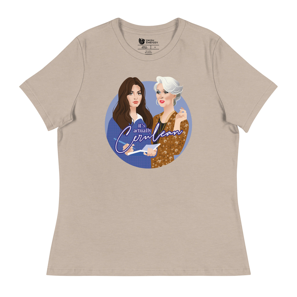 Cerulean (Women's Relaxed T-Shirt)-Women's T-Shirts-Swish Embassy