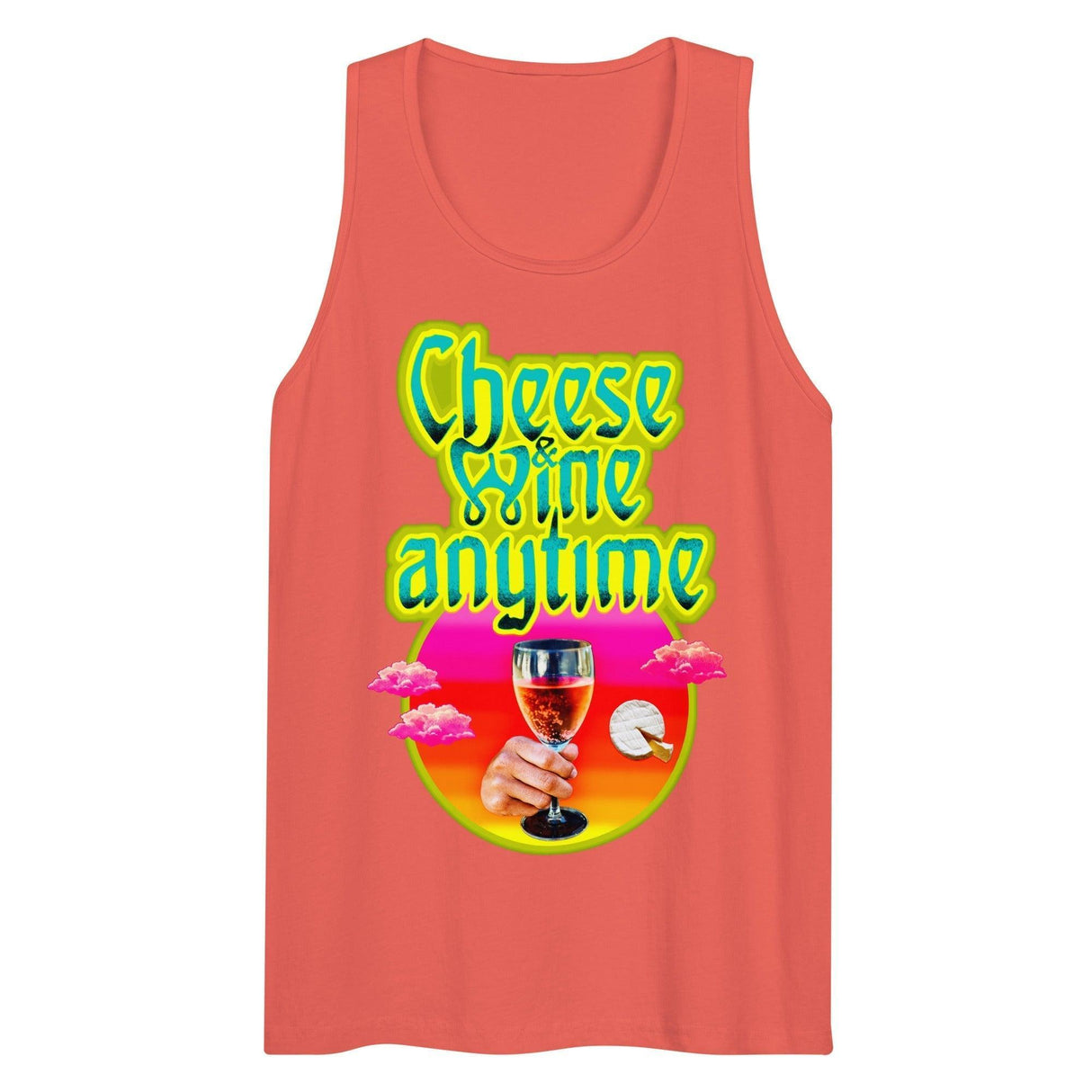 Cheese and Wine (Tank Top)-Tank Top-Swish Embassy
