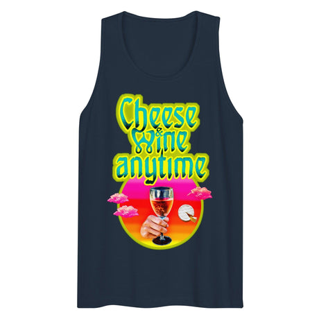 Cheese and Wine (Tank Top)-Tank Top-Swish Embassy
