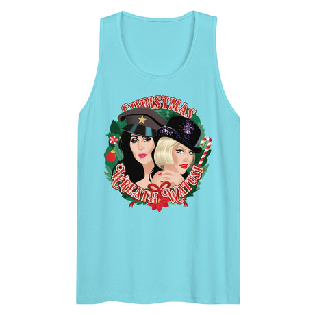 Christmas Wreath Watusi (Tank top)-Christmas Tank Tops-Swish Embassy