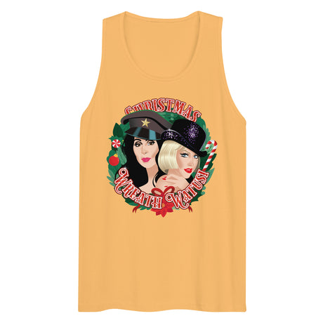 Christmas Wreath Watusi (Tank top)-Christmas Tank Tops-Swish Embassy