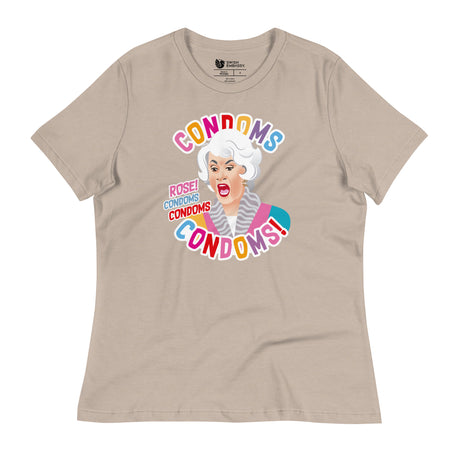 Condoms! (Women's Relaxed T-Shirt)-Women's T-Shirts-Swish Embassy