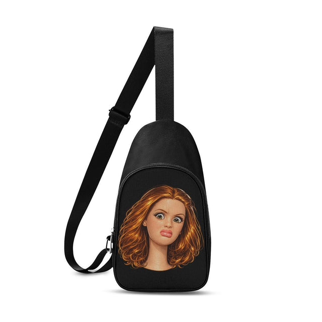Disgusted Doll (Sling Bag)-Sling Bag-Swish Embassy