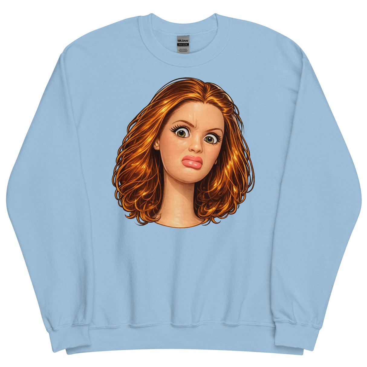 Disgusted Doll (Sweatshirt)-Sweatshirt-Swish Embassy