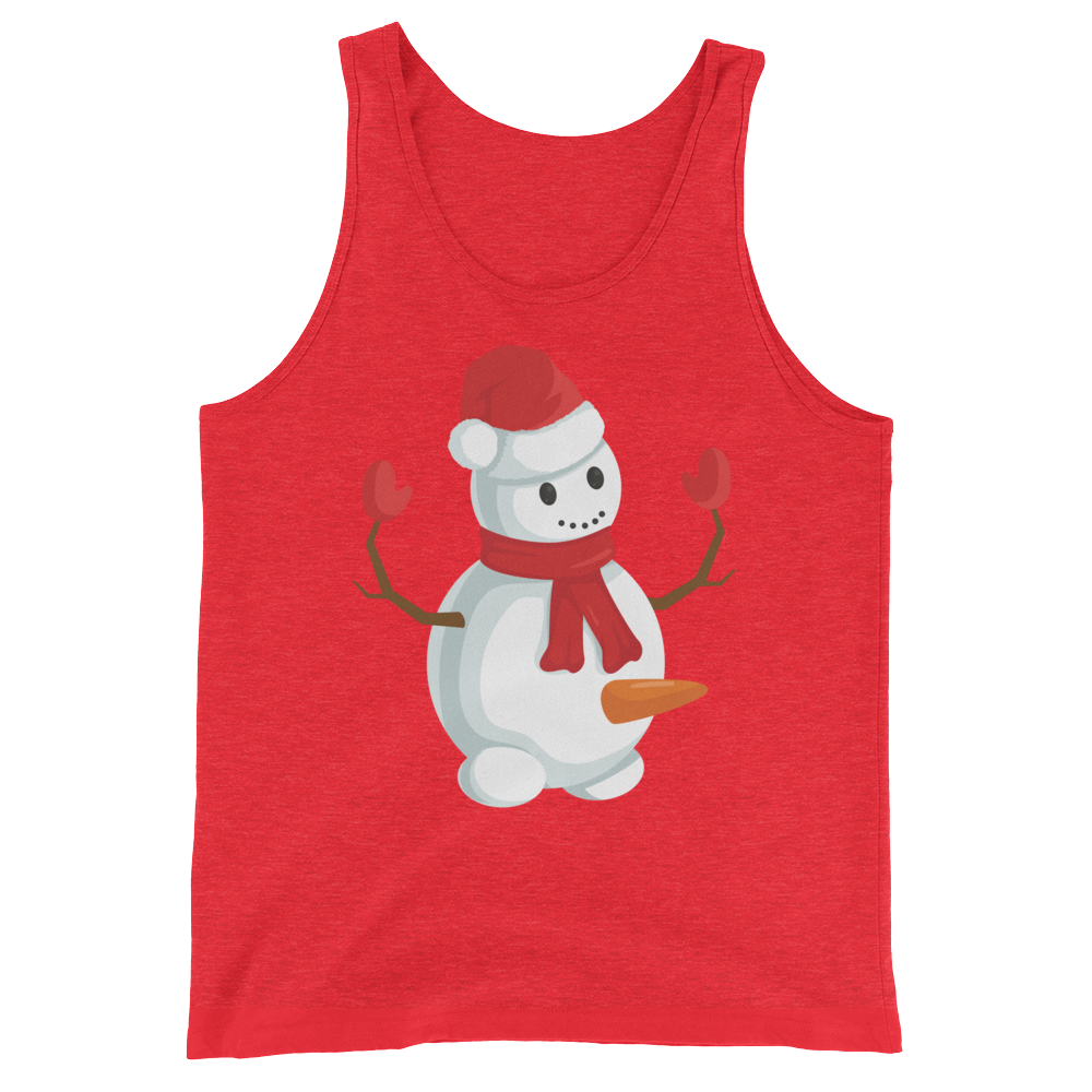 Do You Wanna Build A Snowman (Tank Top)-Christmas Tank Tops-Swish Embassy