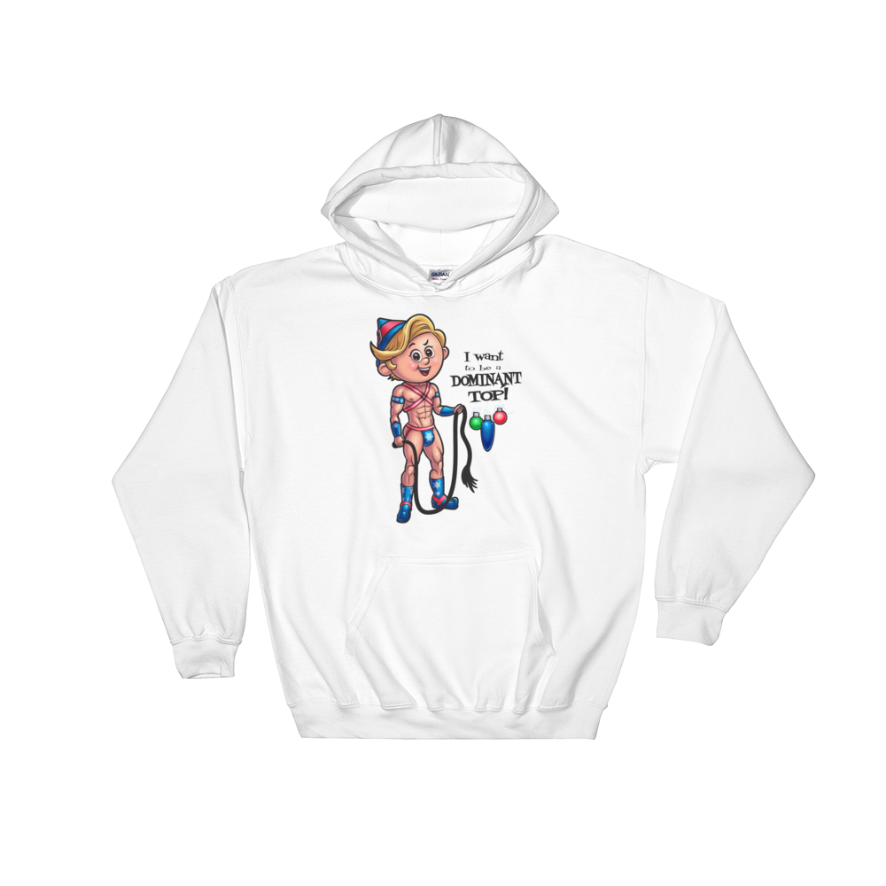 Dom Top Elf (Hoodie)-Christmas Hoodies-Swish Embassy