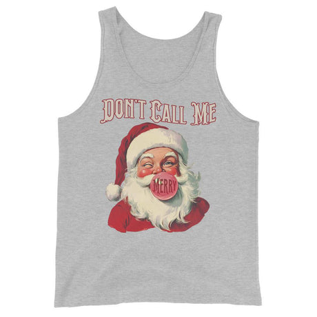 Don't Call Me Merry (Tank Top)-Christmas Tank Tops-Swish Embassy