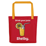 Drink Your Juice Shelby (Tote bag)-Bags-Swish Embassy