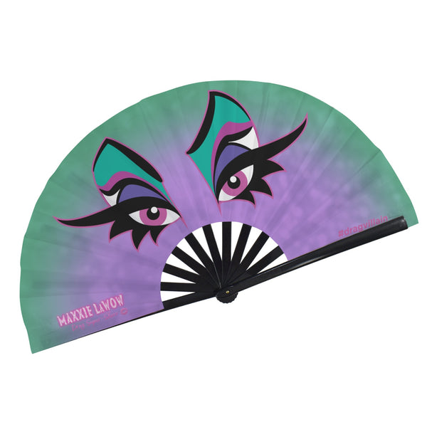 Dyna Bolical Eyes Folding Clack Fan — Folding Fans