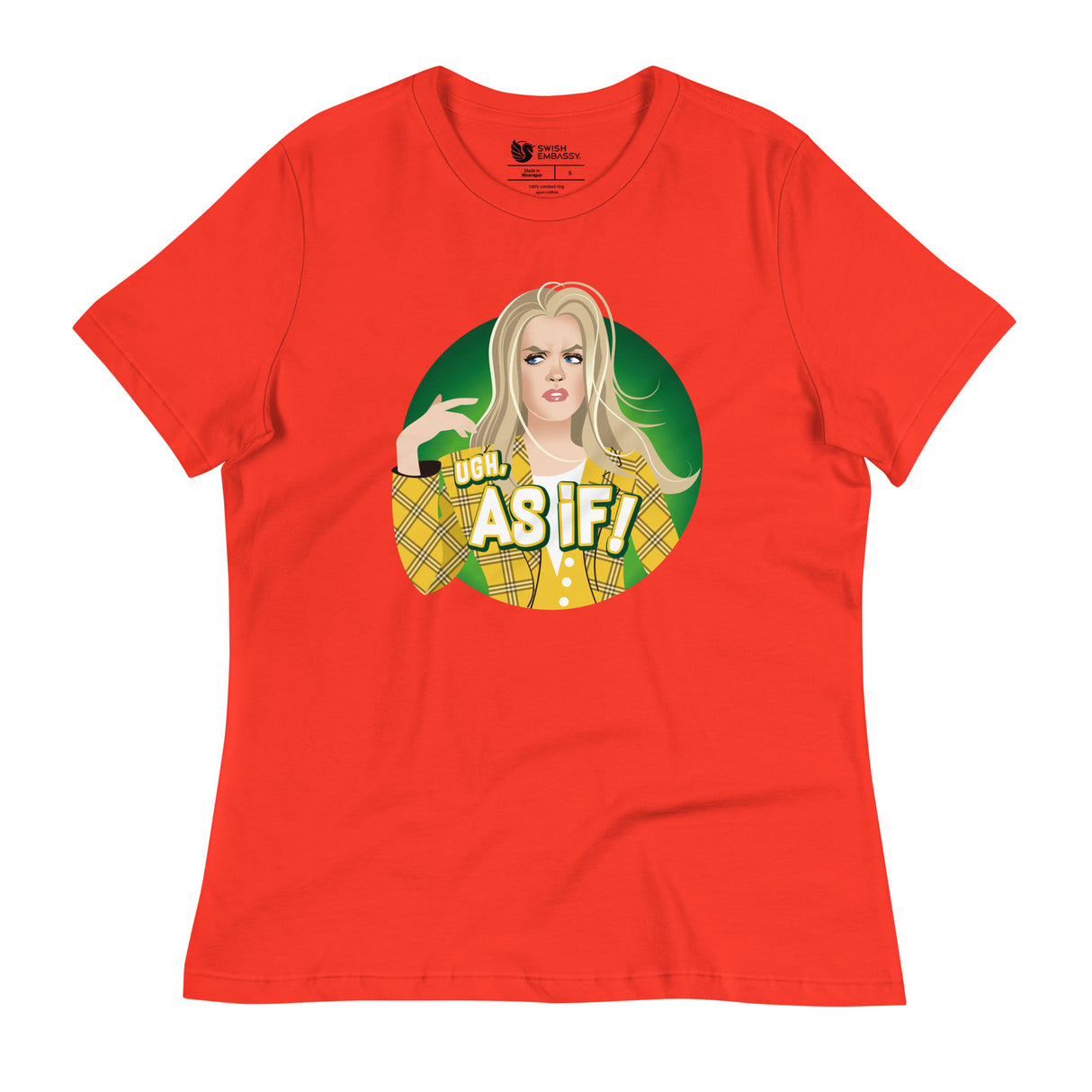 Ew, As If! (Women's Relaxed T-Shirt)-Women's T-Shirts-Swish Embassy