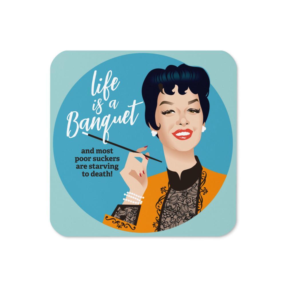 Debut garment mockup | Favorite Aunt (Coaster) | Default