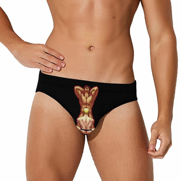 Finish Him — Swim Briefs