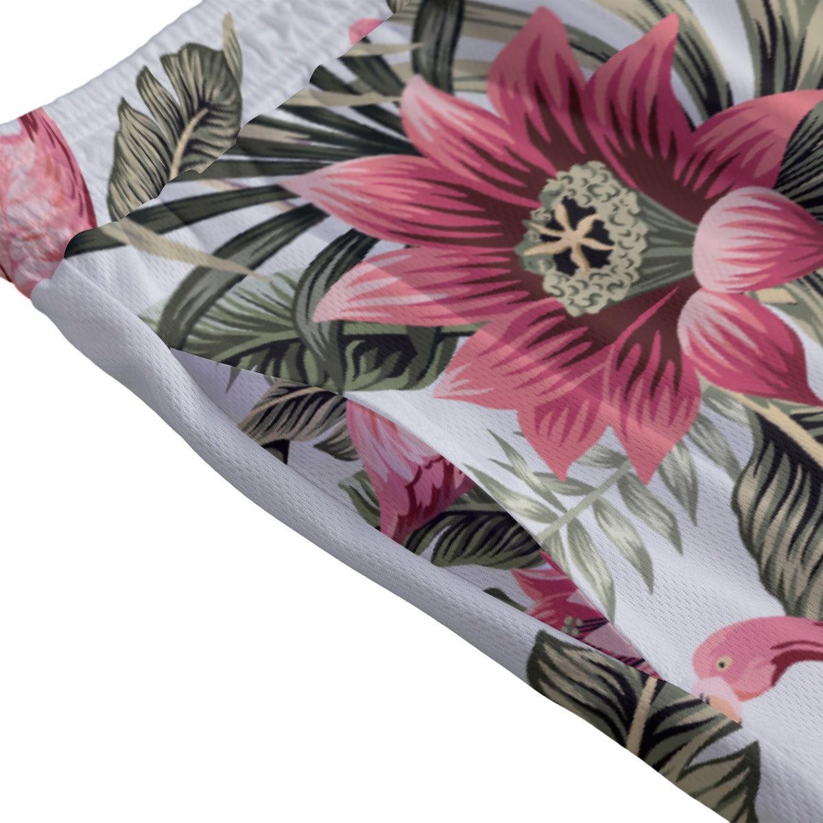 Flamingo Eden (Shorts)-Shorts-Swish Embassy