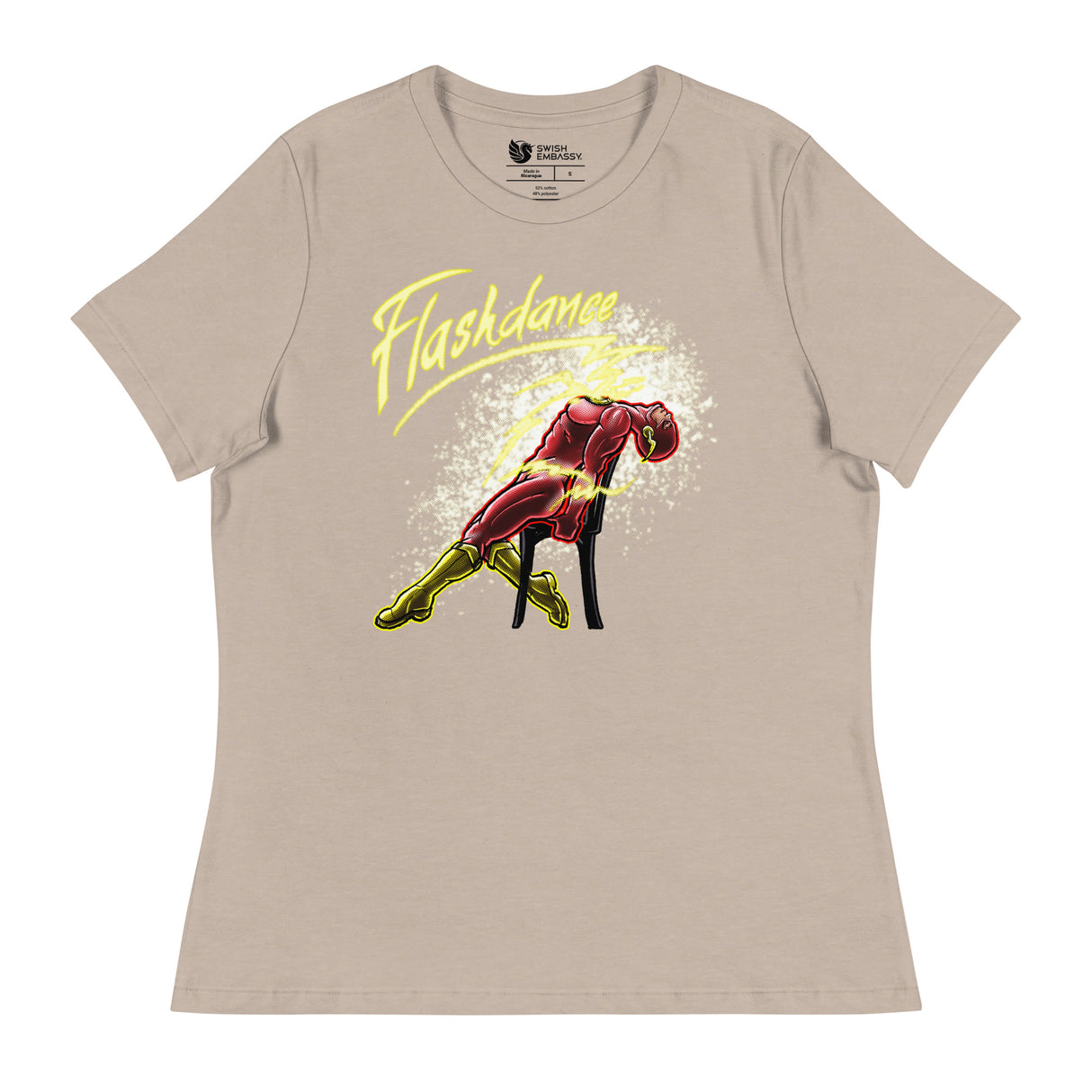 Flashdance (Women's Relaxed T-Shirt)-Women's T-Shirts-Swish Embassy