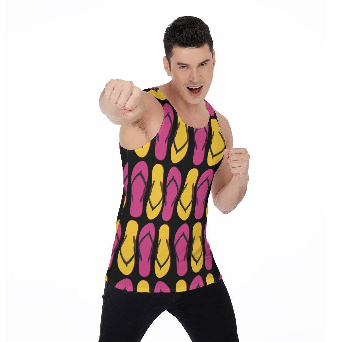 Flip Flops (Allover Tank Top)-Allover Tank Top-Swish Embassy