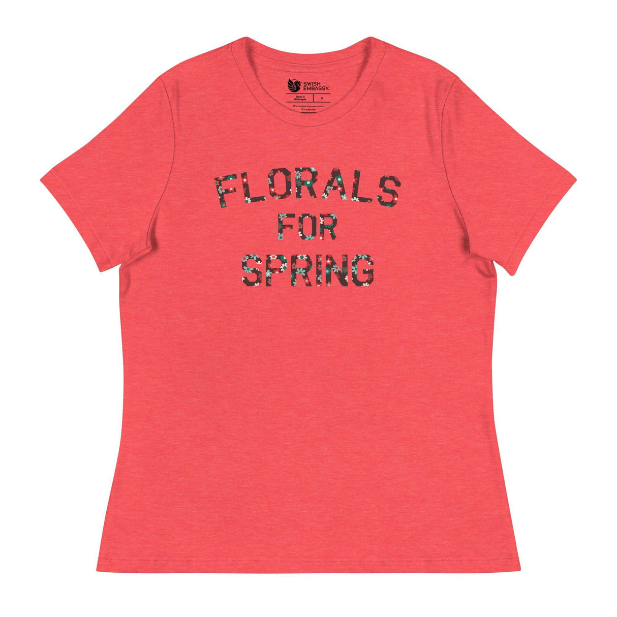 Florals for Spring (Women's Relaxed T-Shirt)-Women's T-Shirts-Swish Embassy