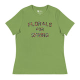 Florals for Spring (Women's Relaxed T-Shirt)-Women's T-Shirts-Swish Embassy