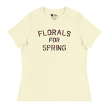 Florals for Spring (Women's Relaxed T-Shirt)-Women's T-Shirts-Swish Embassy
