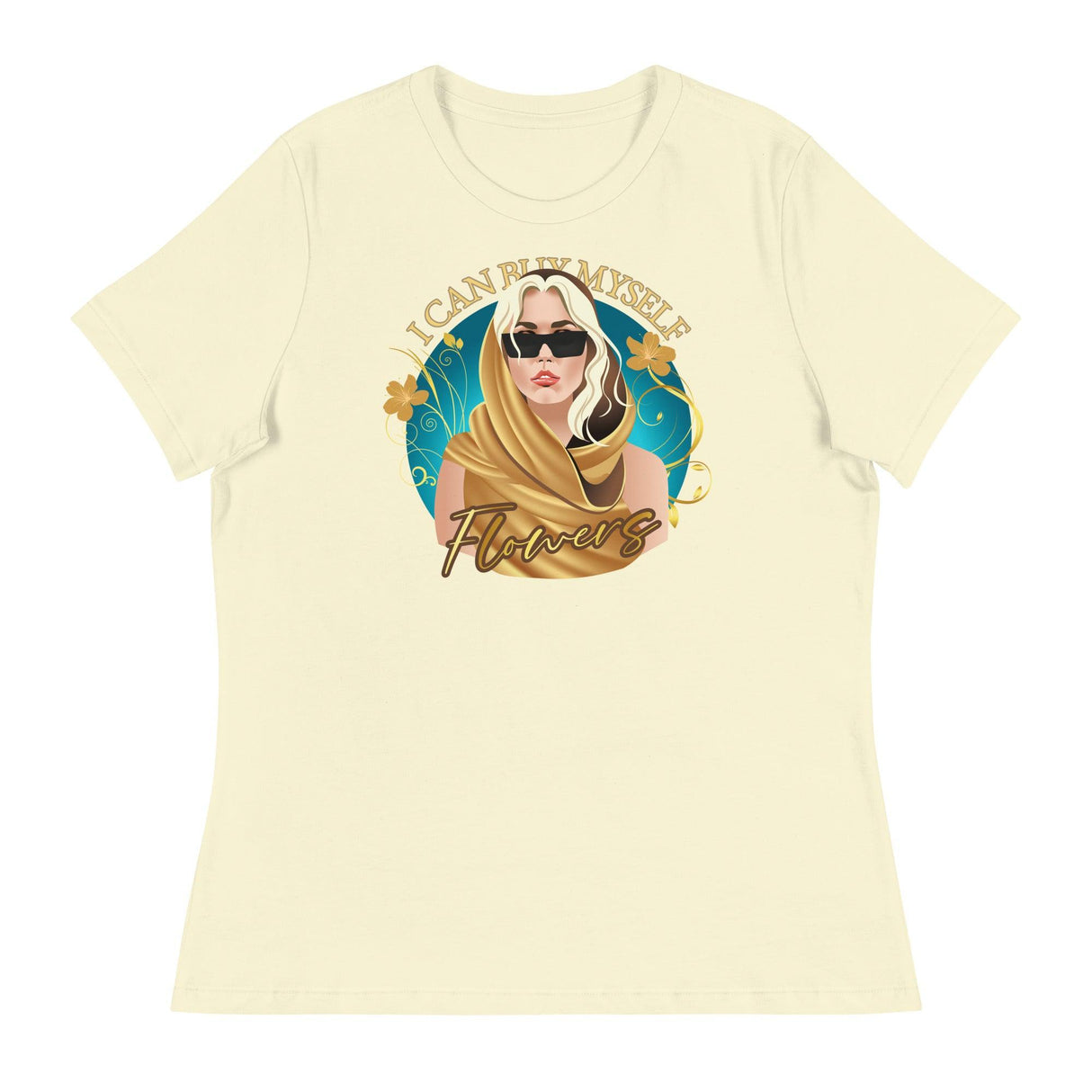 Flowers (Women's Relaxed T-Shirt)-Women's T-Shirts-Swish Embassy