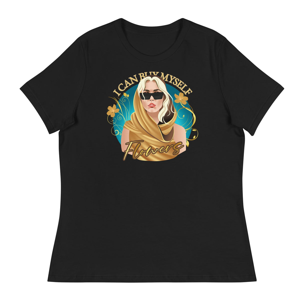 Flowers (Women's Relaxed T-Shirt)-Women's T-Shirts-Swish Embassy