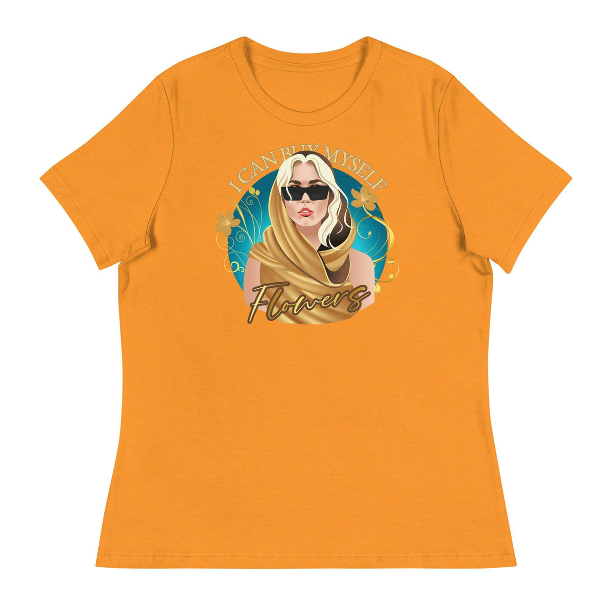 Flowers (Women's Relaxed T-Shirt)-Women's T-Shirts-Swish Embassy