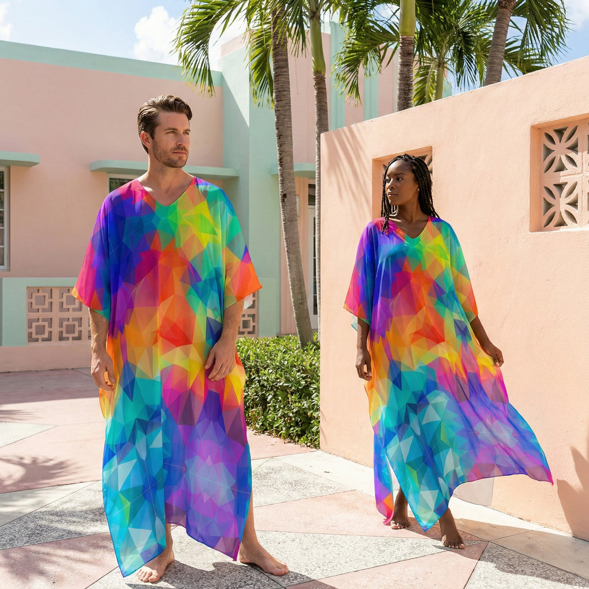 Geometric Pride (Kaftan)