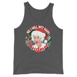 GG I Will Not Have A Merry XMas (Tank Top)-Christmas Tank Tops-Swish Embassy