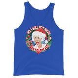 GG I Will Not Have A Merry XMas (Tank Top)-Christmas Tank Tops-Swish Embassy