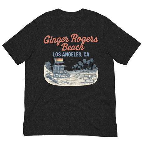 Ginger Rogers Beach-T-Shirts-Swish Embassy