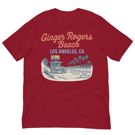 Ginger Rogers Beach-T-Shirts-Swish Embassy