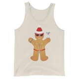 Gingerbread Circuit Man (Tank Top)-Christmas Tank Tops-Swish Embassy