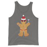 Gingerbread Circuit Man (Tank Top)-Christmas Tank Tops-Swish Embassy