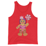 Gingerbread Drag Queen (Tank Top)-Christmas Tank Tops-Swish Embassy